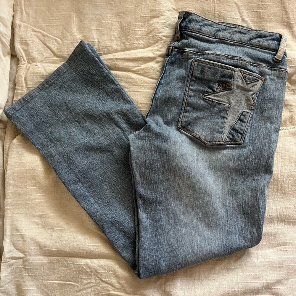 Split vintage jeans Size 11